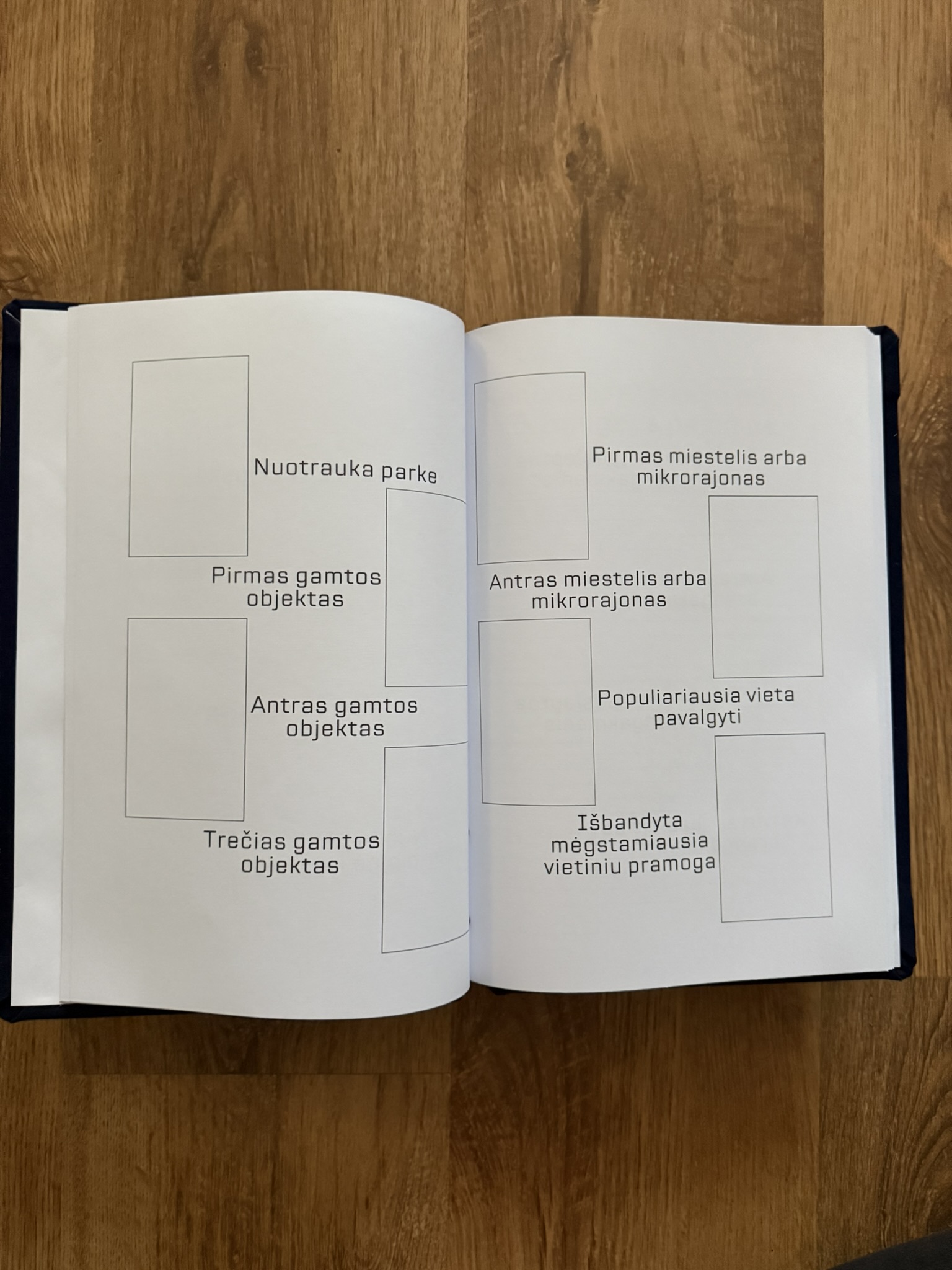 albumas ,,po lietuva" mėlynas